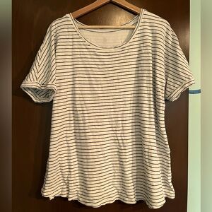 Kindred Bravely Striped Cotton Nursing Tee XL NWOT